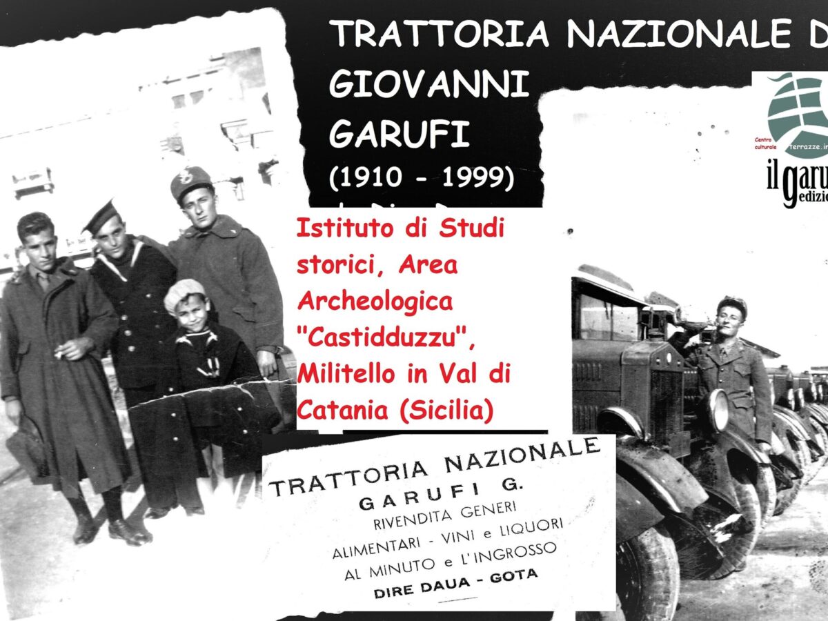 Rocambole Garufi: “Nuova Trattoria Nazionale” – Istituto di studi storici, Militello in Val di Catania (Sicilia)