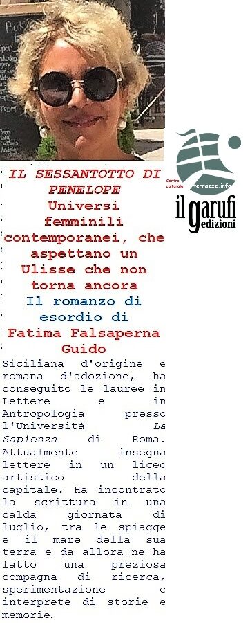 Fatima Falsaperna Guido: a breve il suo romanzo di esordio edito da terrazze.info/Il Garufi Edizioni, “IL SESSANTOTTO DI PENELOPE”